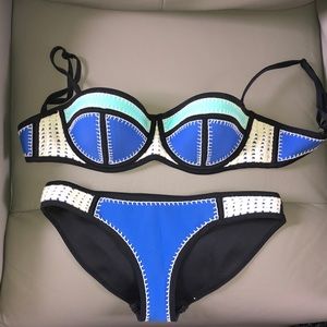 Neoprene triangl bikini set